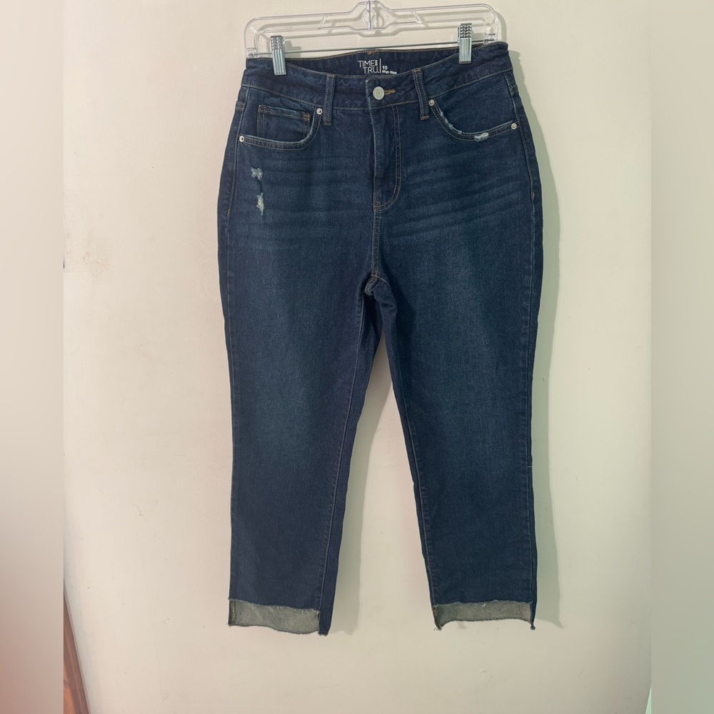Time and Tru Dark Blue High Rise Jeans